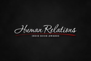 A logo for the human relations indie book awards.